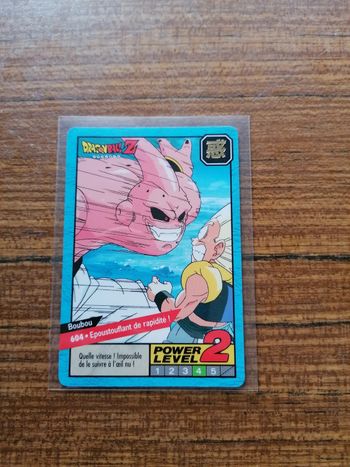 Carte dragon ball z power level 
