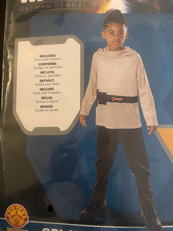 Déguisement Star Wars Obi-wan Kenobi Taille 5-6 ans (110-116 cm). - photo numéro 2