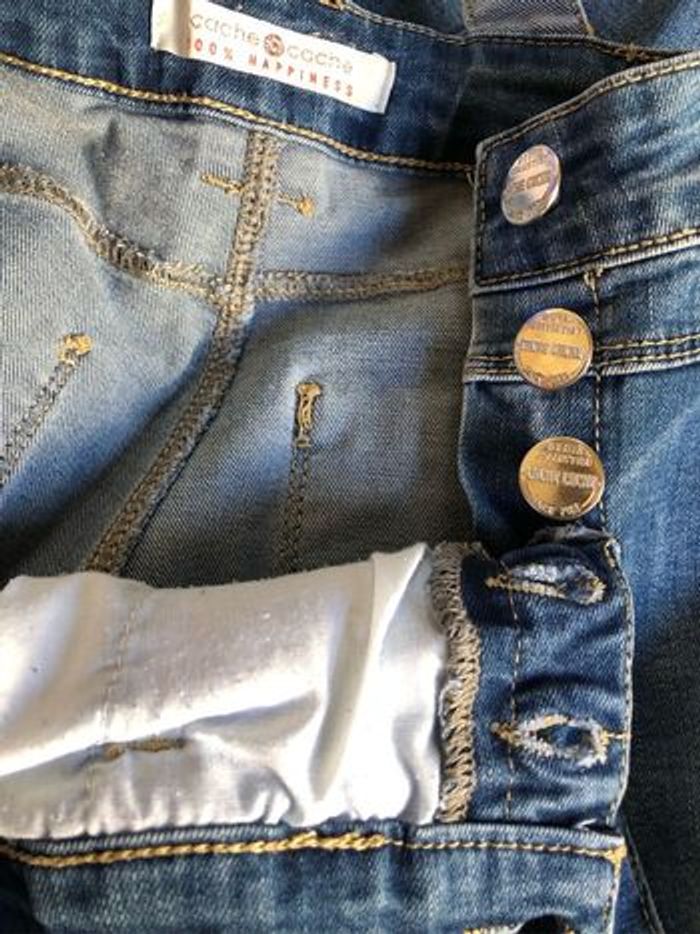 Salopette en jeans 34 Cache Cache - photo numéro 7