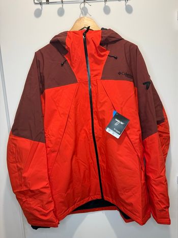 Veste de ski Columbia titanium Powbound Omni Heat Infinity - Taille XL - Orange