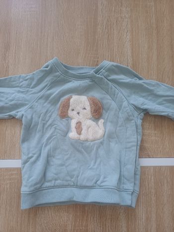 Sweat avec motif chien bébé 3 mois