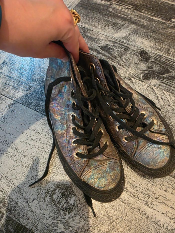Converse femme holographique - photo numéro 3