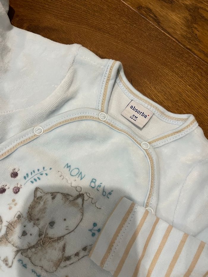 Pyjama body bonnet apporta 0mois - photo numéro 4