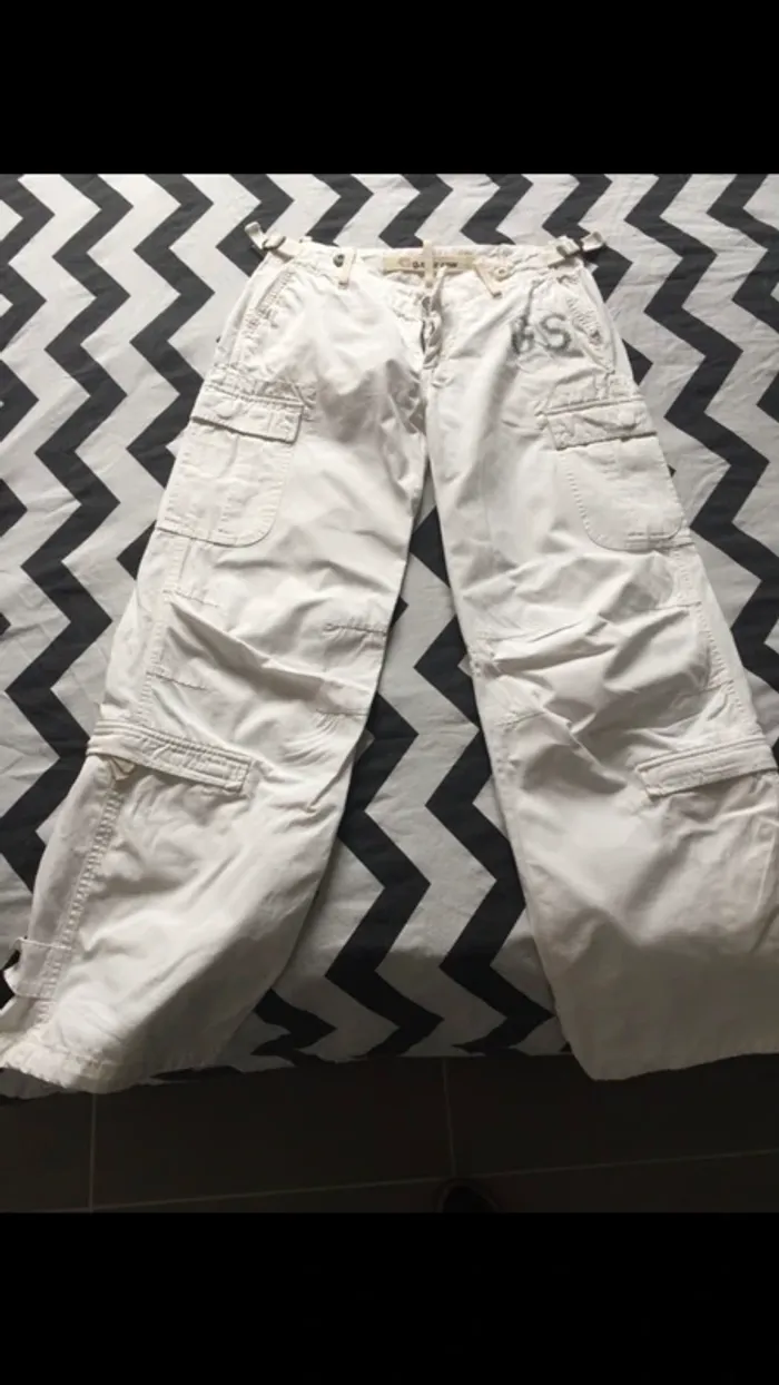 Pantalon G Star blanc - photo numéro 3