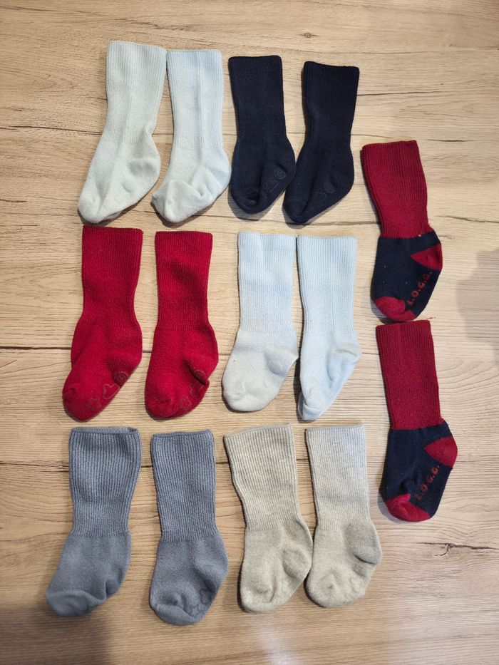 Lot de 7 paires de chaussettes très hautes - photo numéro 2