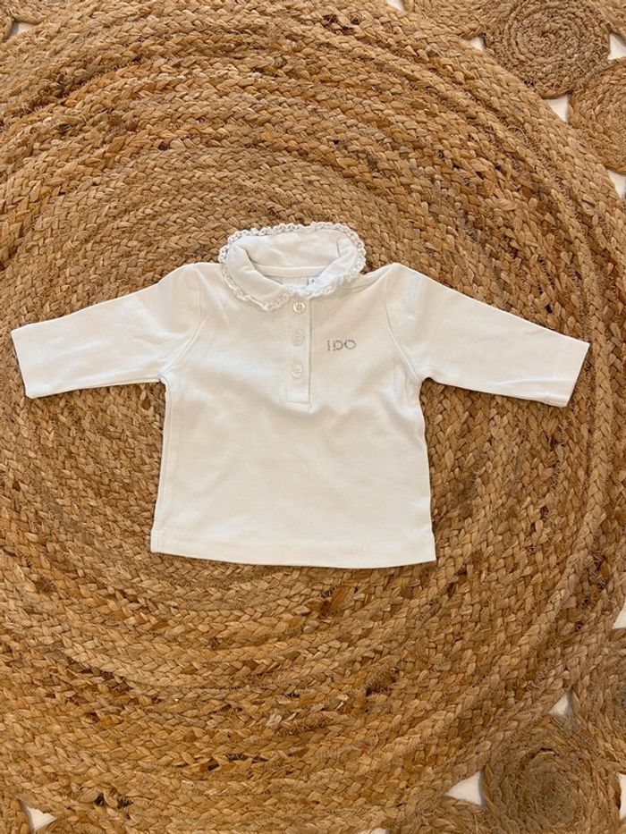 T-shirt manches longue bébé fille 3 mois