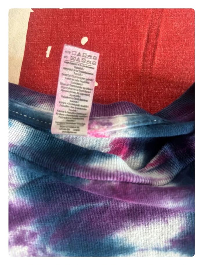 T-shirt Gildan Tye&Die taille S/M violet - photo numéro 9