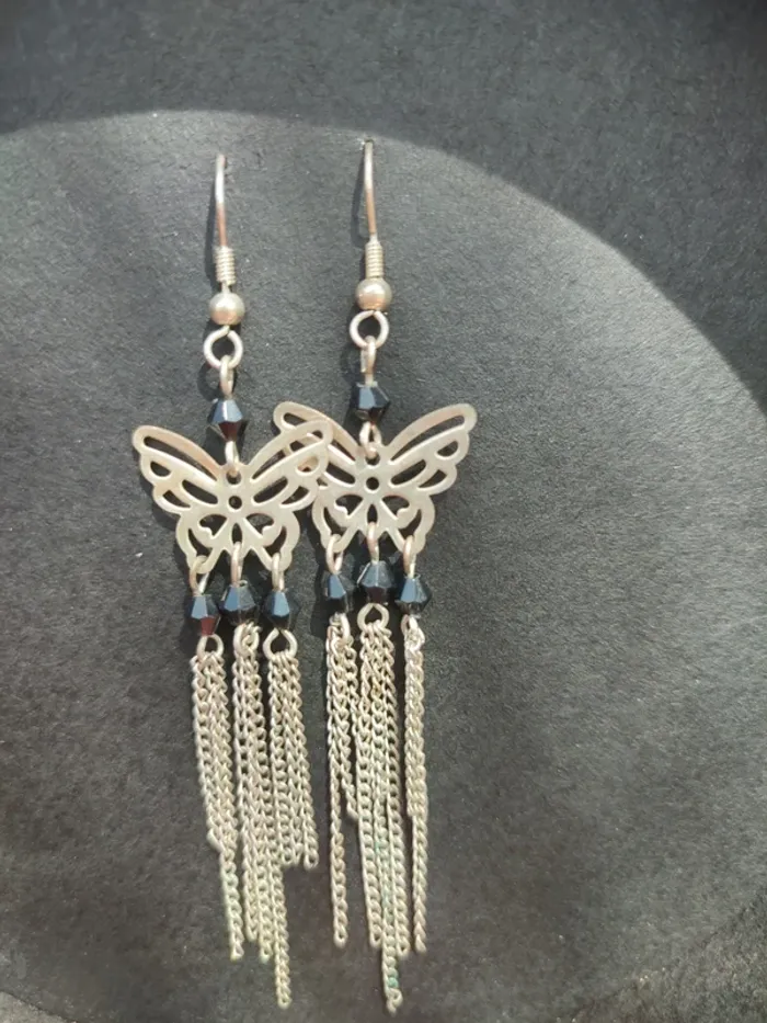 Boucles d'oreilles fantaisie - photo numéro 2