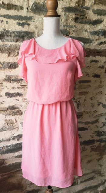 Robe de cérémonie rose H&M Taille 34 36