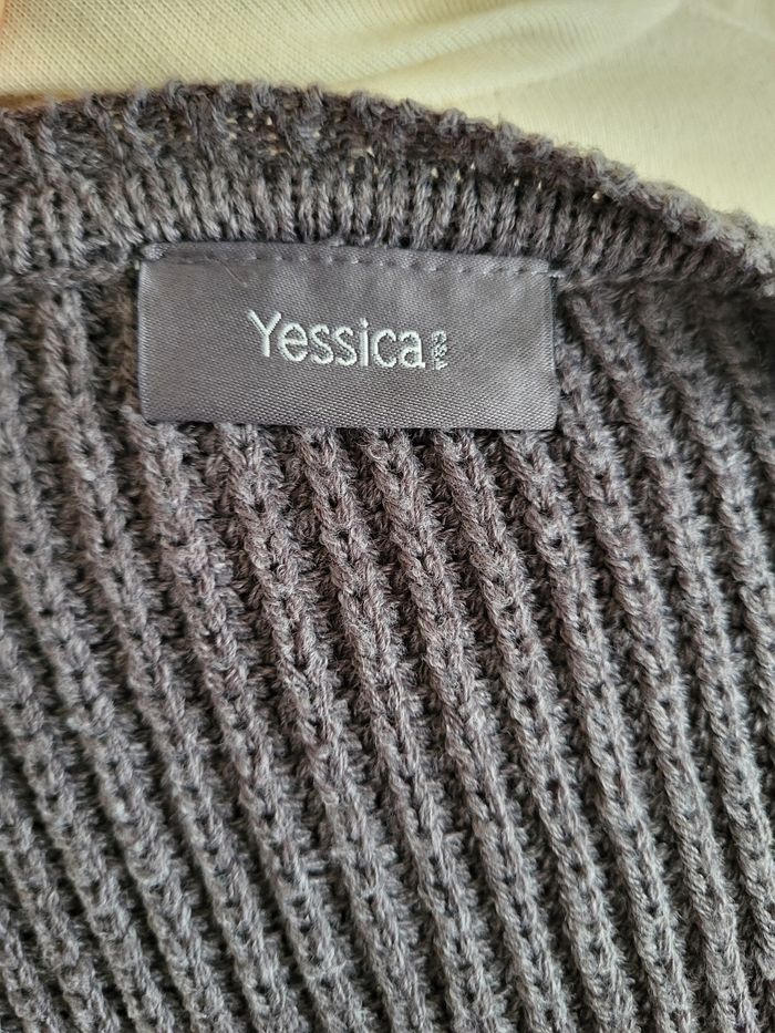 Gilet gris fausse fourrure - photo numéro 5