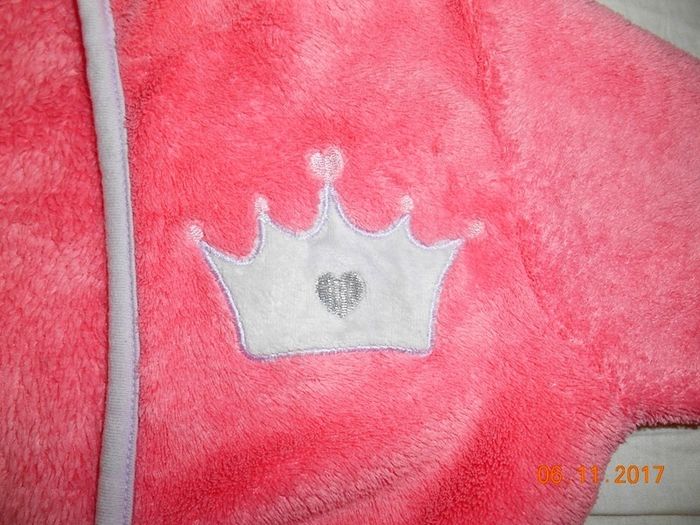 Peignoir de bain à capuche fille 18-36 mois / Kitchoun - photo numéro 2