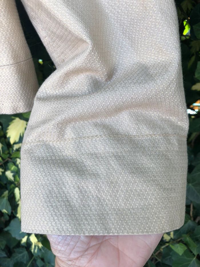 Petite veste blazer Alain manoukian beige irisé - photo numéro 6