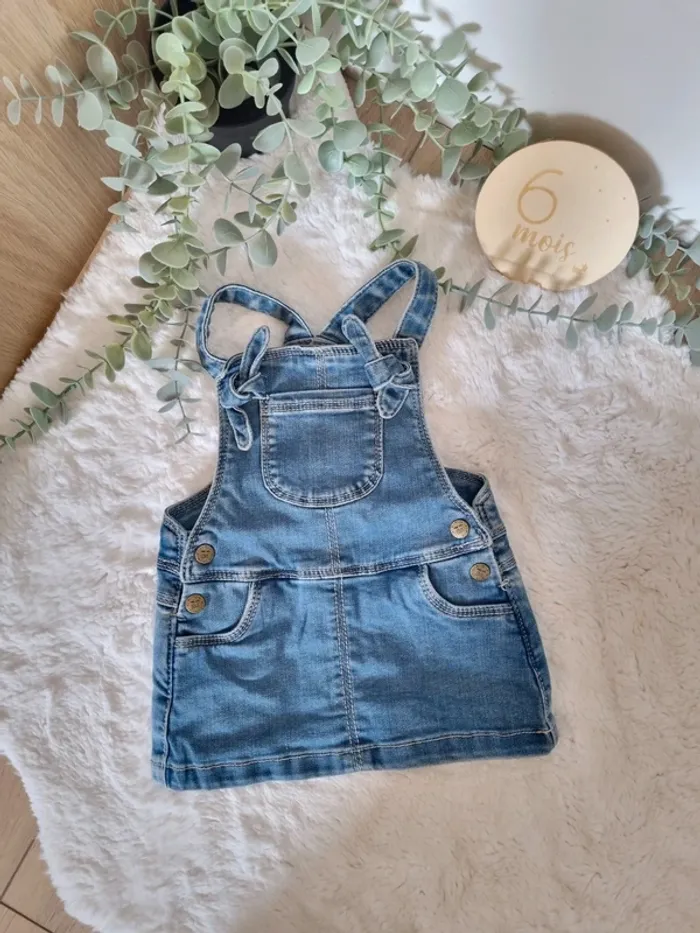 Robe salopette en jean TAO 6M