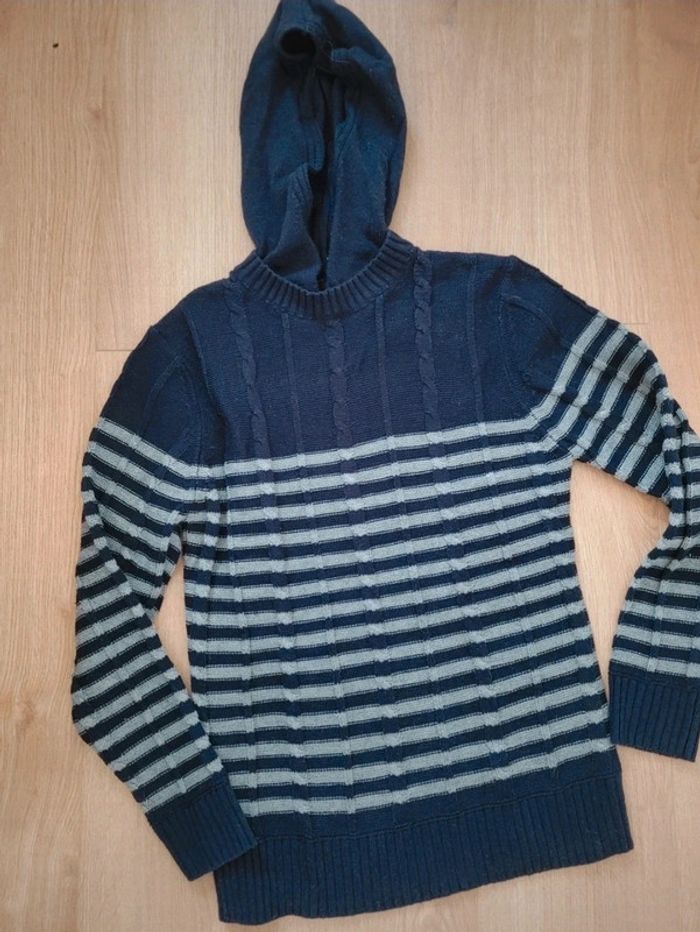 Pull à capuche garçon 12-14 ans