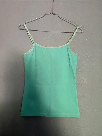 Haut Tshirt Débardeur Vert d’eau Galeries Lafayette T0 TXS