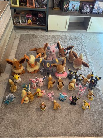 Evoli peluches eeveelutions authentique destockage