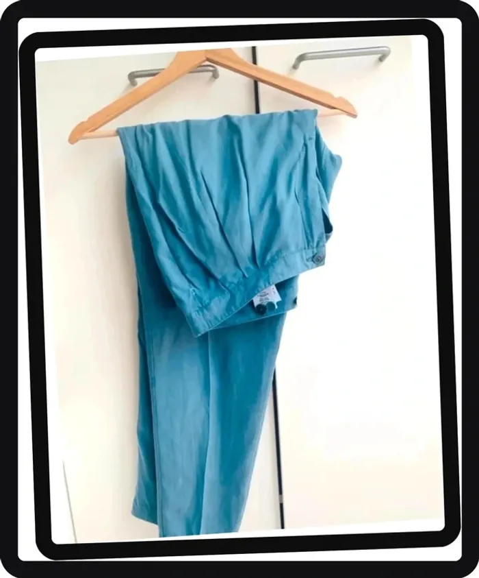 Pantalon lyocell à pinces femme Vackpoy 40 (42/44) - photo numéro 3