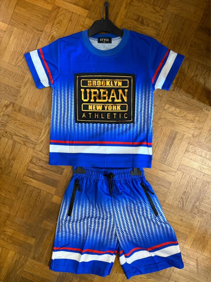 Ensemble garçon t-shirt short - photo numéro 3