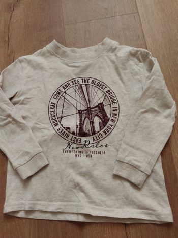 Tee shirt manche longue 3 ans