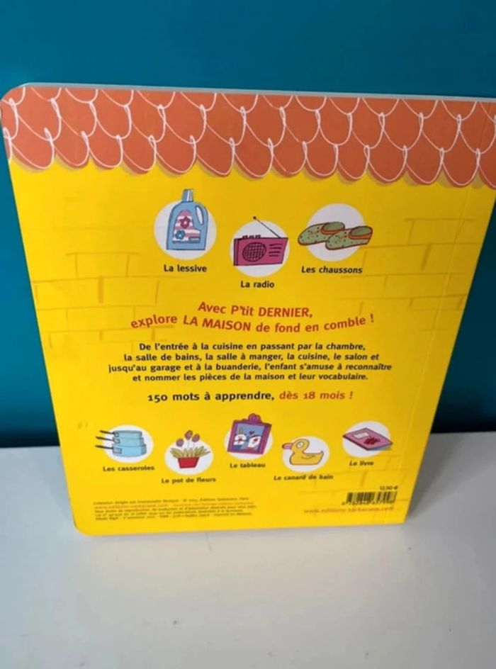 Livre cartonné mon imagier de la maison dès 18 mois neuf - photo numéro 2