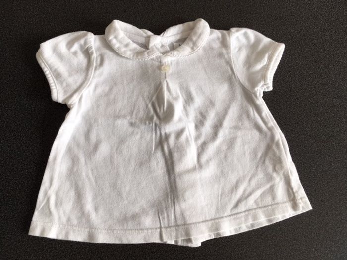 Tshirt Bout'chou blanc 3 mois