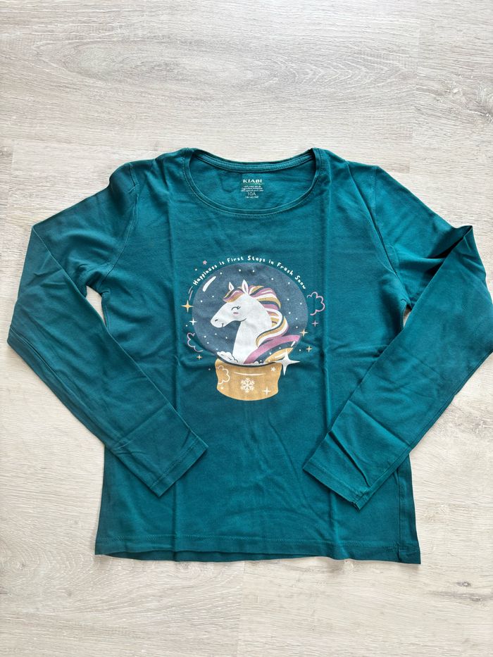 Tee-shirt manches longues licorne
