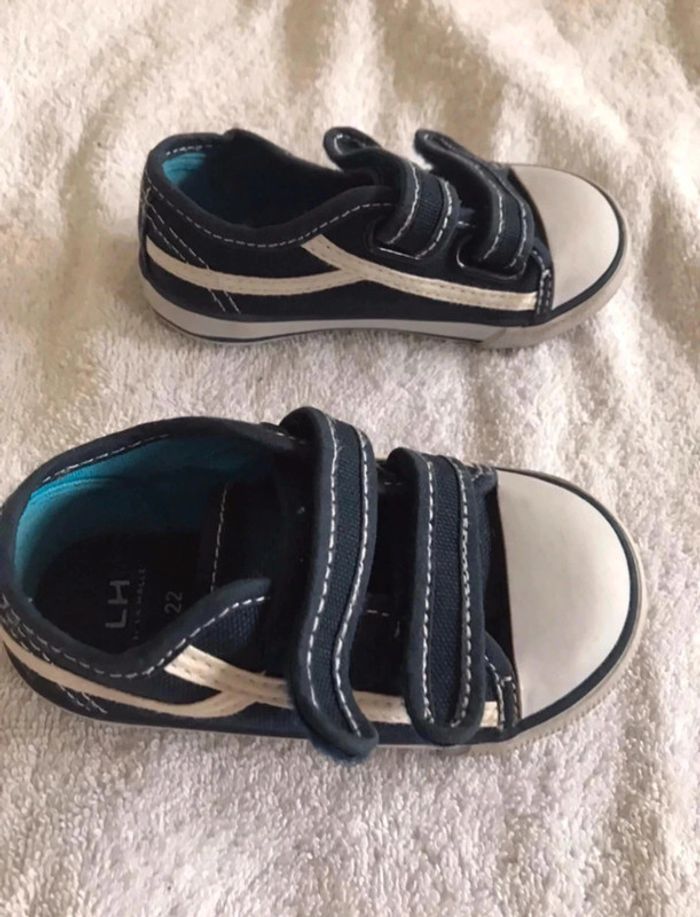 Basket toile à scratch 🌟 Taille 22 🌟 LH by la Halle - photo numéro 4
