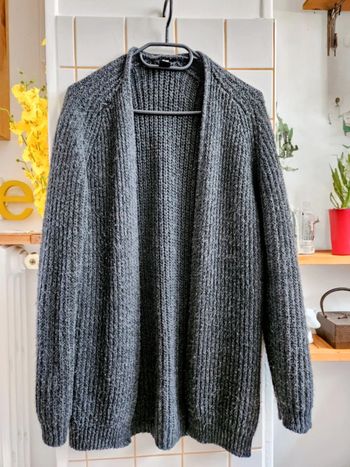 Veste chaude grise h&m