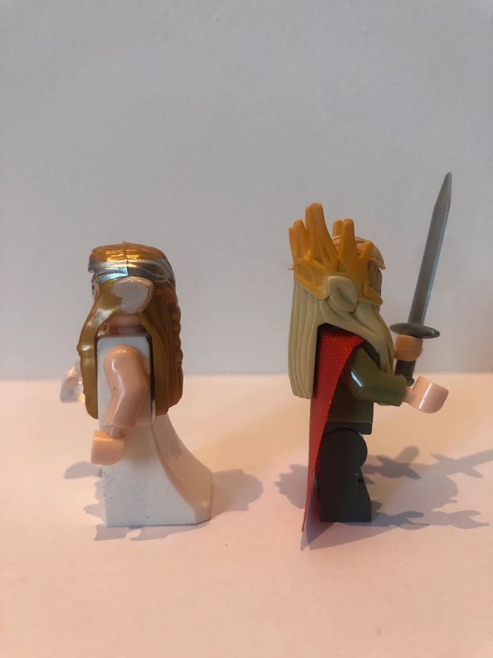 Figurine type lego Thranduil le Roi elfe et Galadriel. le seigneur des anneaux/le hobbit - photo numéro 4