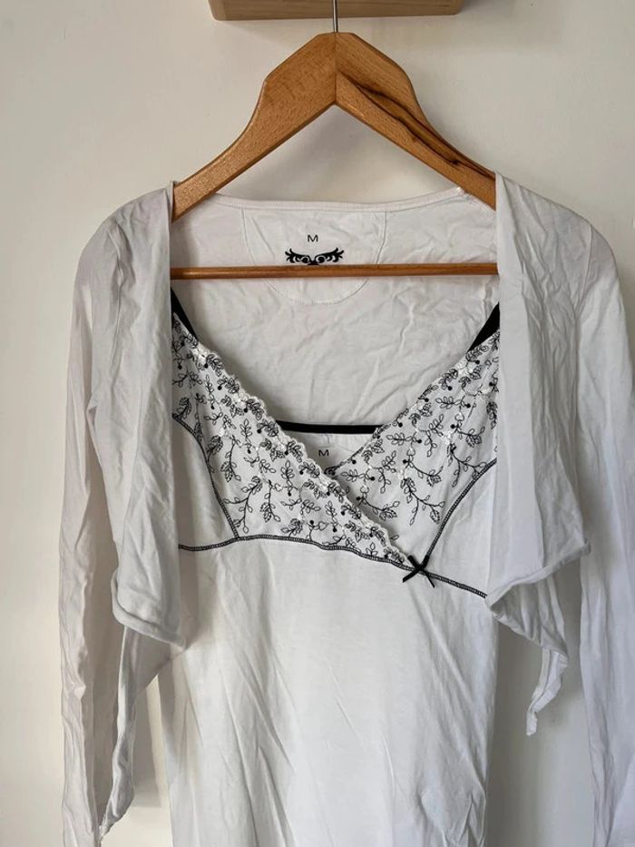 Ensemble de nuit blanc - photo numéro 2