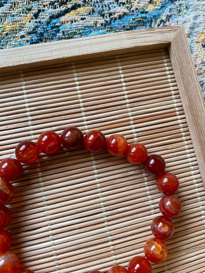 Bracelet en agate veine - photo numéro 3