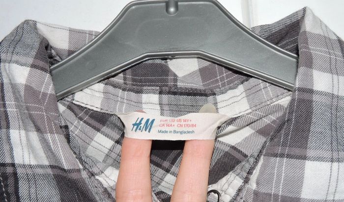 Chemise à carreaux H&M - photo numéro 4