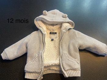 Gilet chaud 12 mois