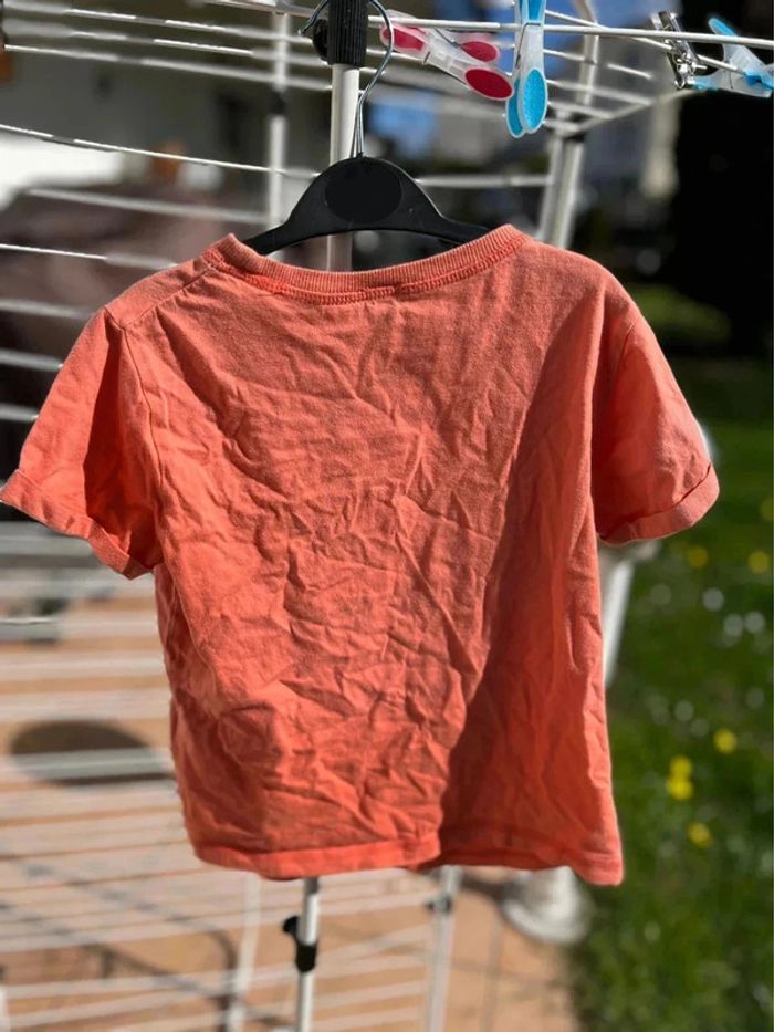 T shirt corail Kiabi taille 8 ans - photo numéro 2