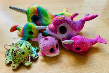 Lot peluches Ty brillantes