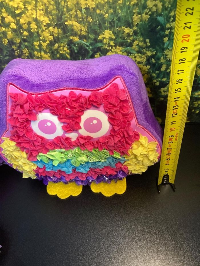 Lot de 2 créations déco en tissu coloré – papillon & monstre mignon - photo numéro 5