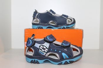sandales nus pieds bleues 26