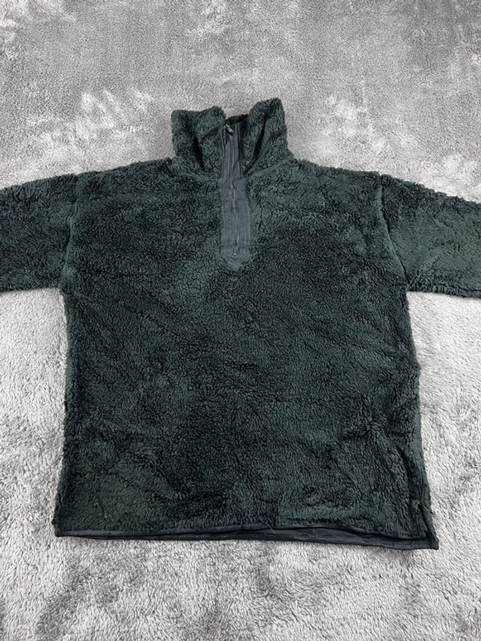 Pull Polaire avec zip col camionneur Chaps Noir Col Zippé – Taille S – Style Ralph Lauren - photo numéro 9