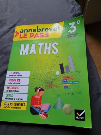 Annabrevet le pass 3e math
