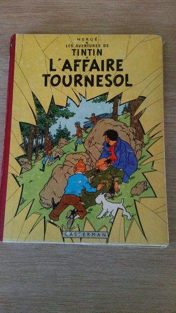 Tintin l affaire Tournesol EO B20 de 1956
