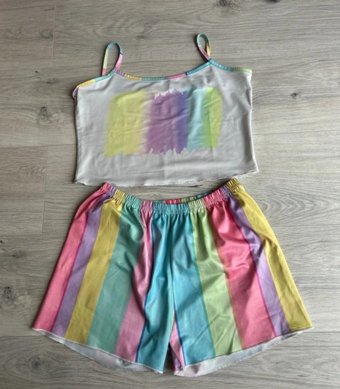 Pyjama short shein 12 ans