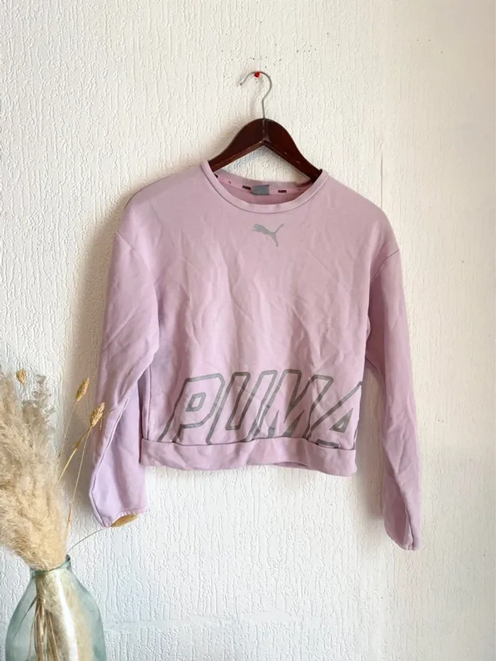 Sweat puma fille rose taille 13 14 ans