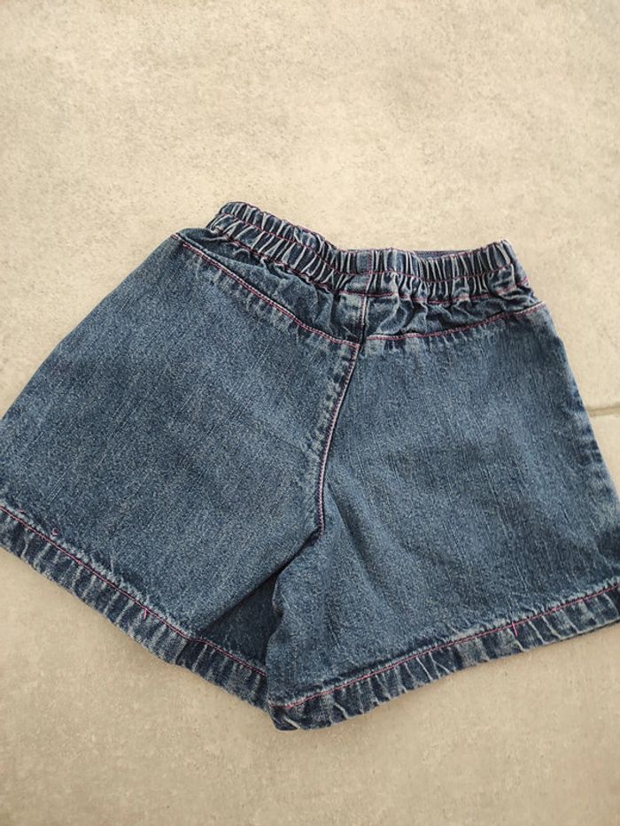Short avec jupette en jean taille 3 ans sergent major - photo numéro 2