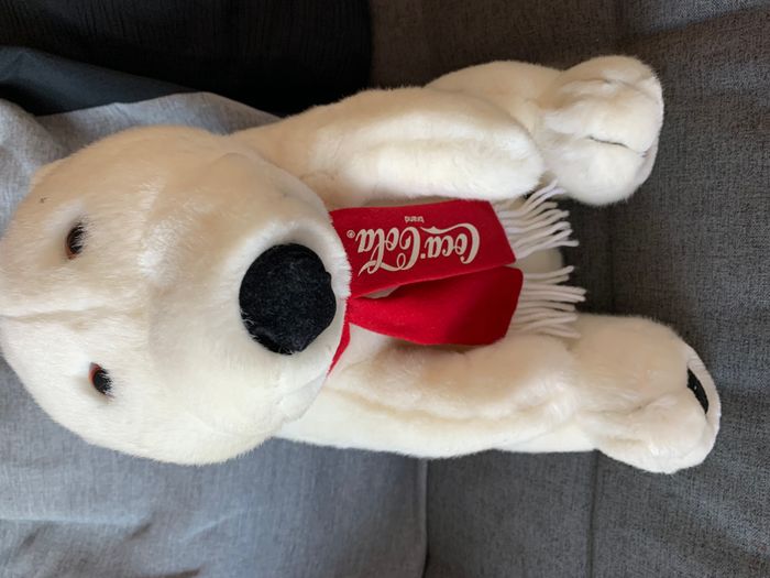 Peluche ours blanc e gator viva cola - photo numéro 2