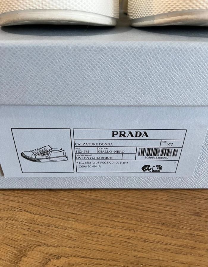 Prada Nylon Gabardine Wheel Low Yellow - photo numéro 3