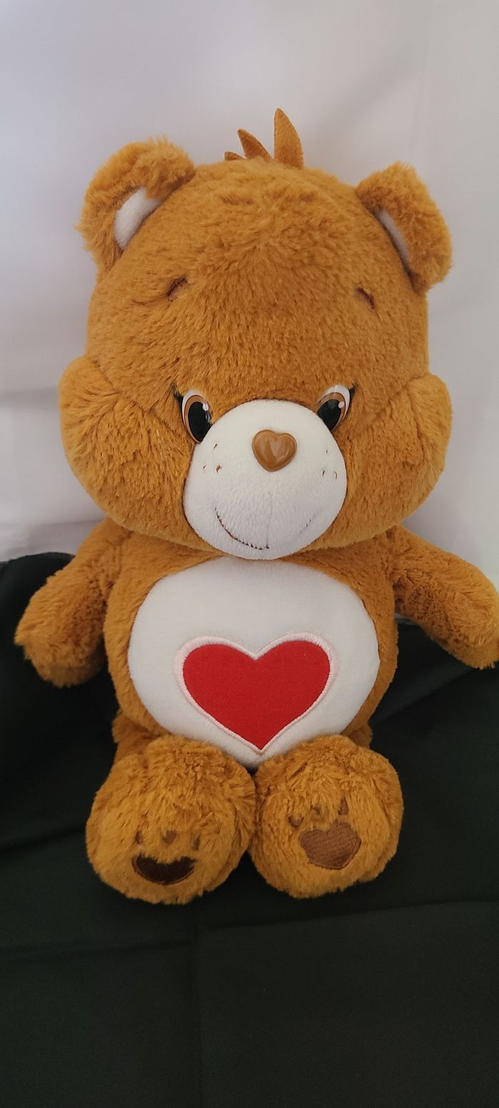 peluche Les Bisounours orange Grosbisou Care Bears 33 cm - photo numéro 5