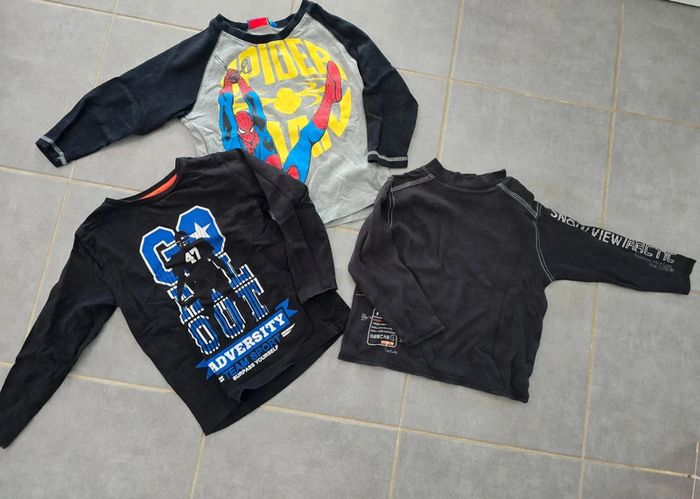 Lot de 3 tee-shirts manches longues