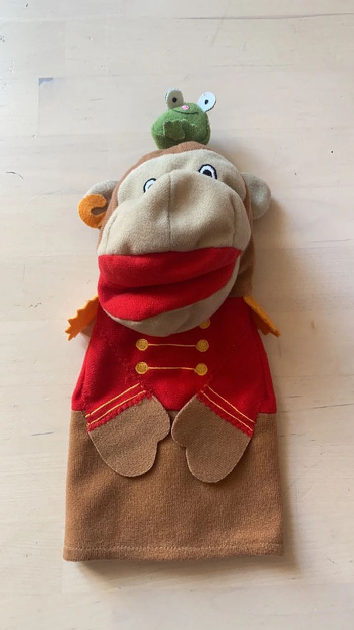 Marionnette singe et grenouille  HABA