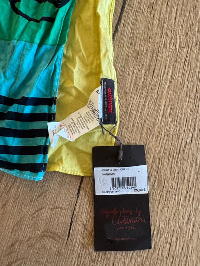 Foulard chèche enfant catimini neuf avec étiquette - photo numéro 6