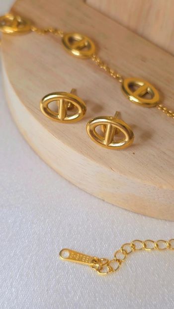 Boucles d'oreilles Doré 